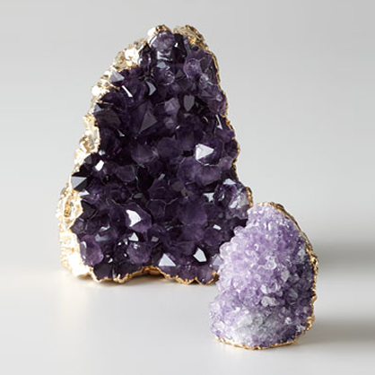 Amethyst paperweight