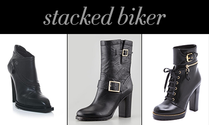 Fall 2013 Stacked Biker Booties