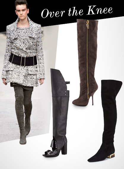 Fall 2013 Footwear Trends: Over the Knee Boots