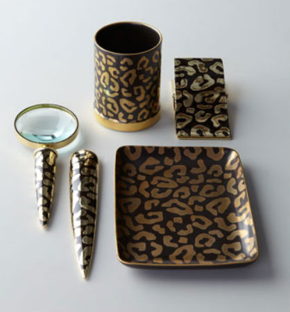 Leopard Desk Accessories