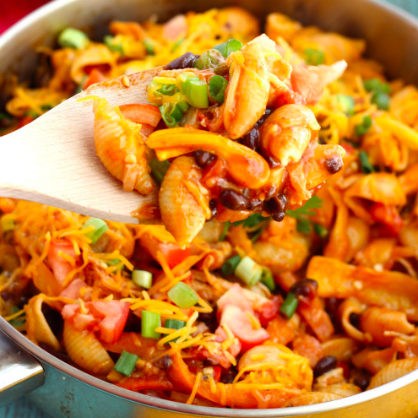 One Pot Wonder: Enchilada Pasta