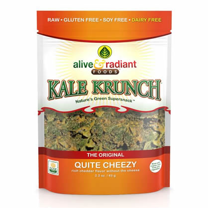 Best Vegan Snacks: Quite Cheezy Kale Krunch