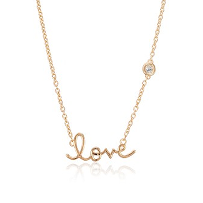 Gold Love Necklace