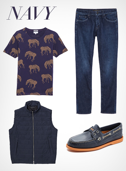 Menswear Navy Blue Trend