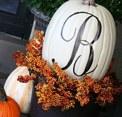 Monogram Pumpkin