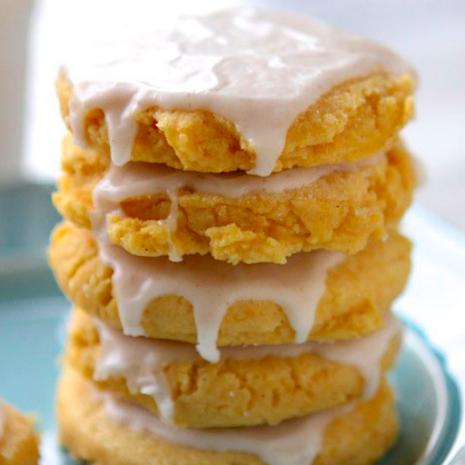 Pumpkin Sugar Cookies