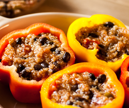 Quinoa Stuffed Bell Pepper Recipe