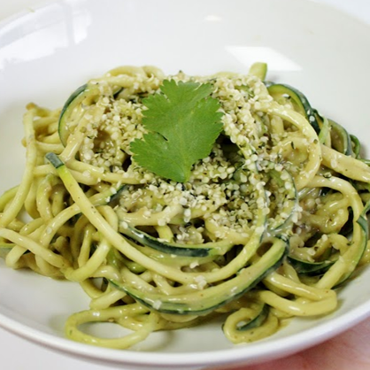 Raw Zucchini Pasta Recipe