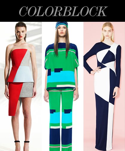 Resort 2014 Color Trends: Colorblock