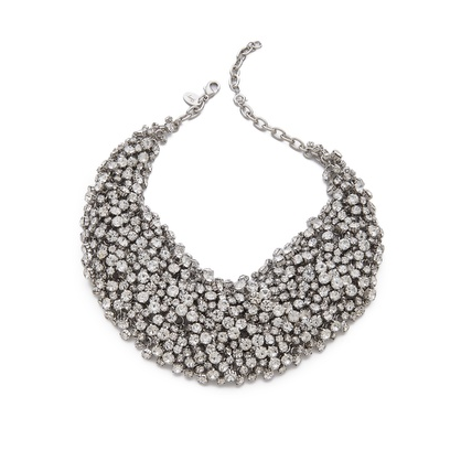 Silver Bib Necklace