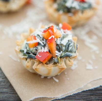 Spinach Artichoke Cups