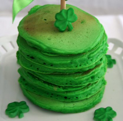 St. Patrick's Day Pancakes