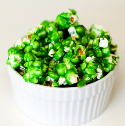 St. Patrick's Day Desserts: Green Candied Popcorn