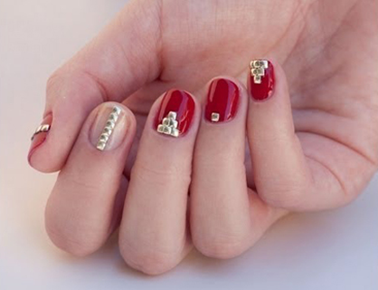 Studded Nail Art