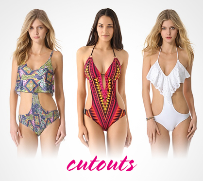 Spring & Summer 2013 Swimwear Trends Cutouts