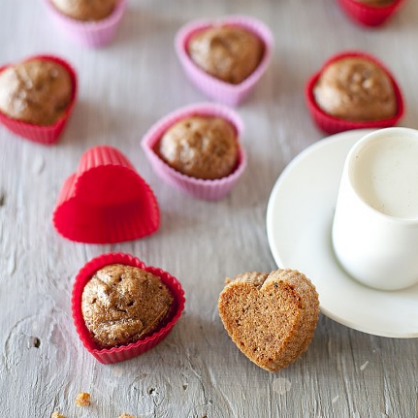 Valentine's Day Breakfast: Heart Muffins