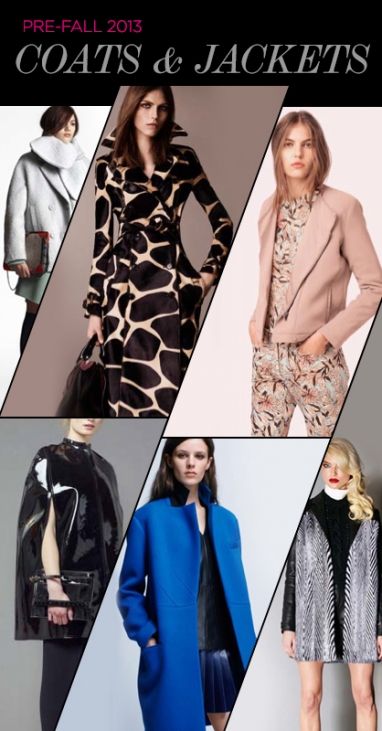 Pre-Fall 2013 Trends: Coats & Jackets