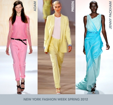 NYFW Spring 2012: Pastel Colors