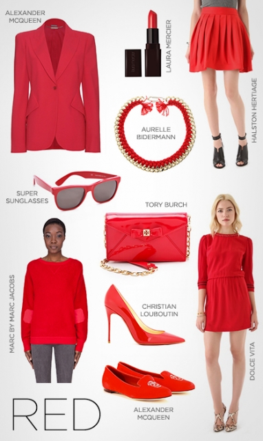 LUX Look: Red, Crimson and Burgundy for the Holidays