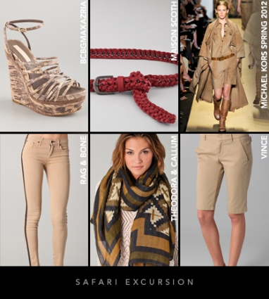 Spring 2012 Trends: Safari excursion