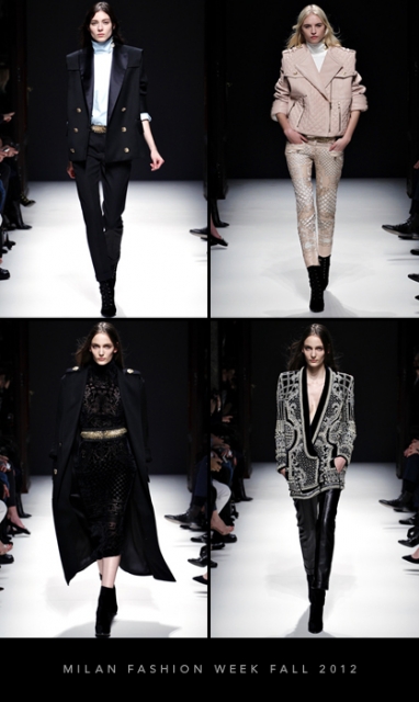 Paris Fashion Week Fall 2012: Balmain