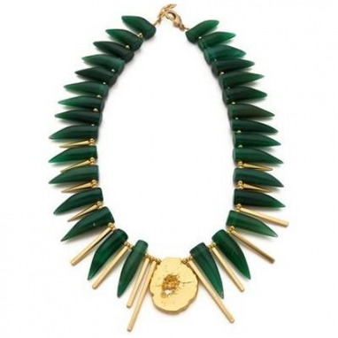 Agate Horn Necklace