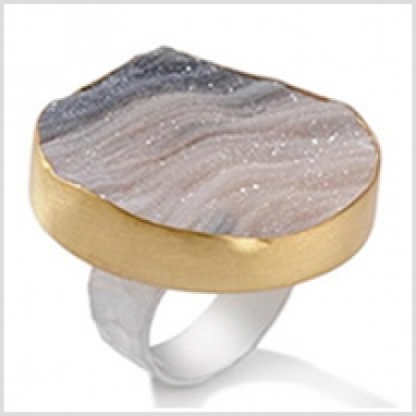 Quartz 2-Tone Ring