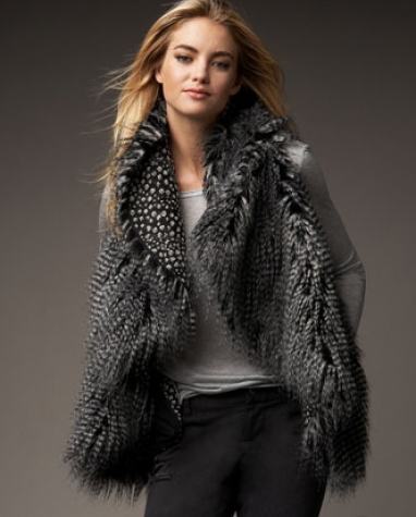 Alice + Olivia Chris Faux Fur Vest