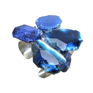 Blue Agate Cuff