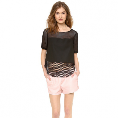 Edgy Mesh Top