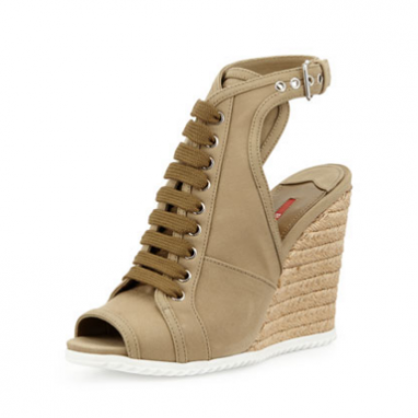 Lace-Up Wedges