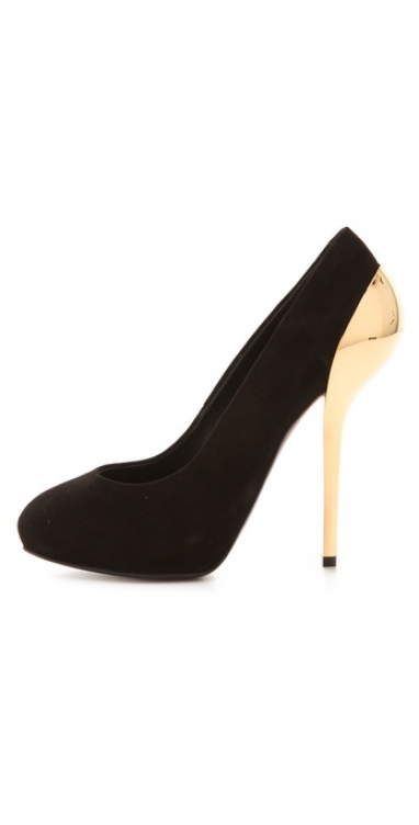 Suede Pumps