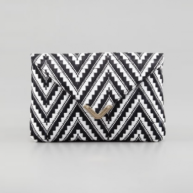 Zigzag Envelope Clutch