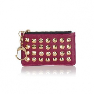 Lambskin Studded Pouchette