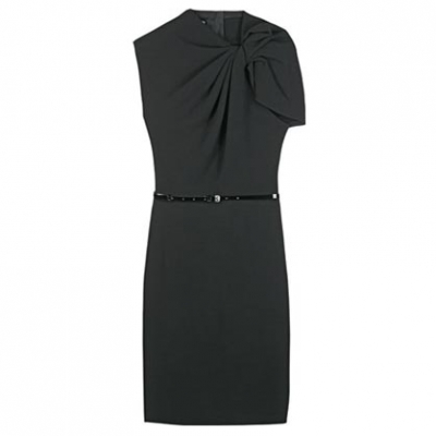 Drape Detail Wool Dress | LadyLUX - Online Luxury Lifestyle, Technology and Fashion Magazine