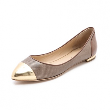 Cap Toe Ballet Flats