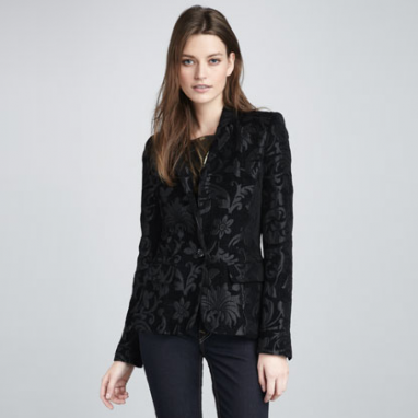Elyse Brocade Blazer