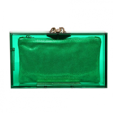 Emerald Box Clutch