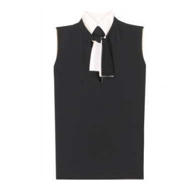 Collar and Tie Blouse