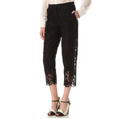 Cropped Lace Pants