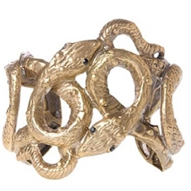 Alkemie Intertwined Snakes Cuff