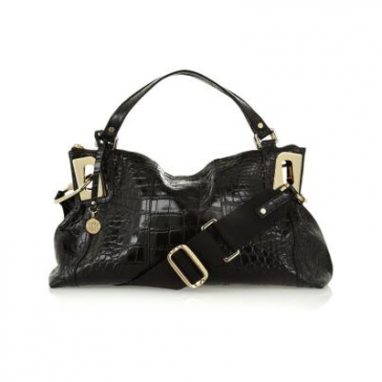 Satchel in Stamped Leather