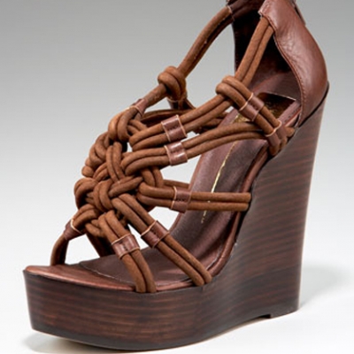Niko Knotted Wedge Sandal | LadyLUX - Online Luxury Lifestyle, Technology and Fashion Magazine