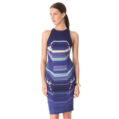 Printed Sheath Dress