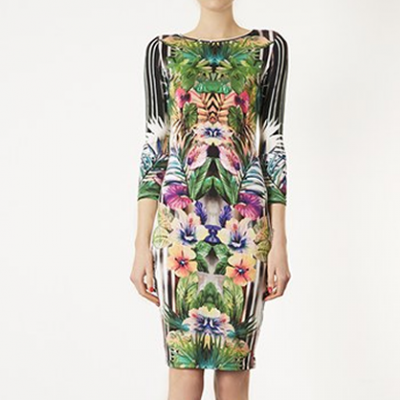 Botanical Body-Con Dress | LadyLUX - Online Luxury Lifestyle, Technology and Fashion Magazine
