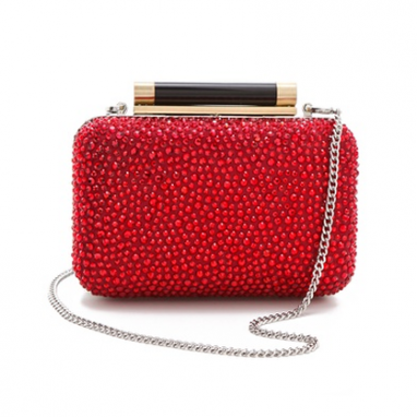 Red Crystal Clutch