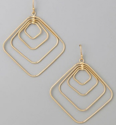 Landver Square Stack Earrings | LadyLUX - Online Luxury Lifestyle, Technology and Fashion Magazine
