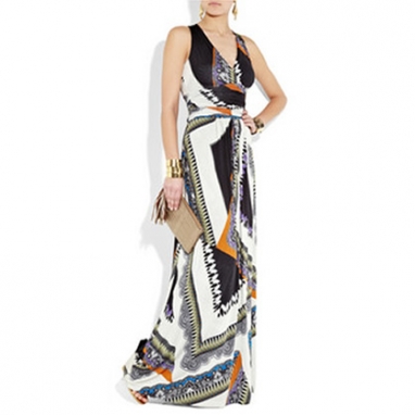 Etro Printed Maxi Dress