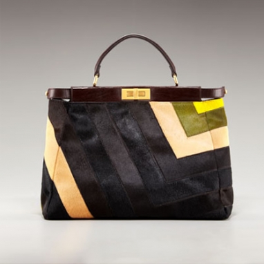 Patchwork Calf Hair Tote