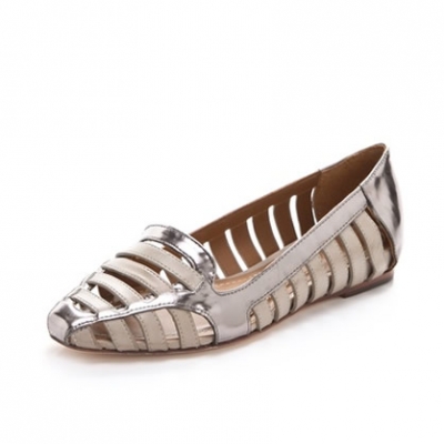 Gemma Metallic Flats | LadyLUX - Online Luxury Lifestyle, Technology and Fashion Magazine